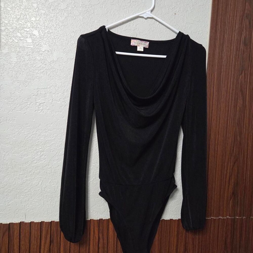 Notinlist Women's Black and Grey Bodysuit